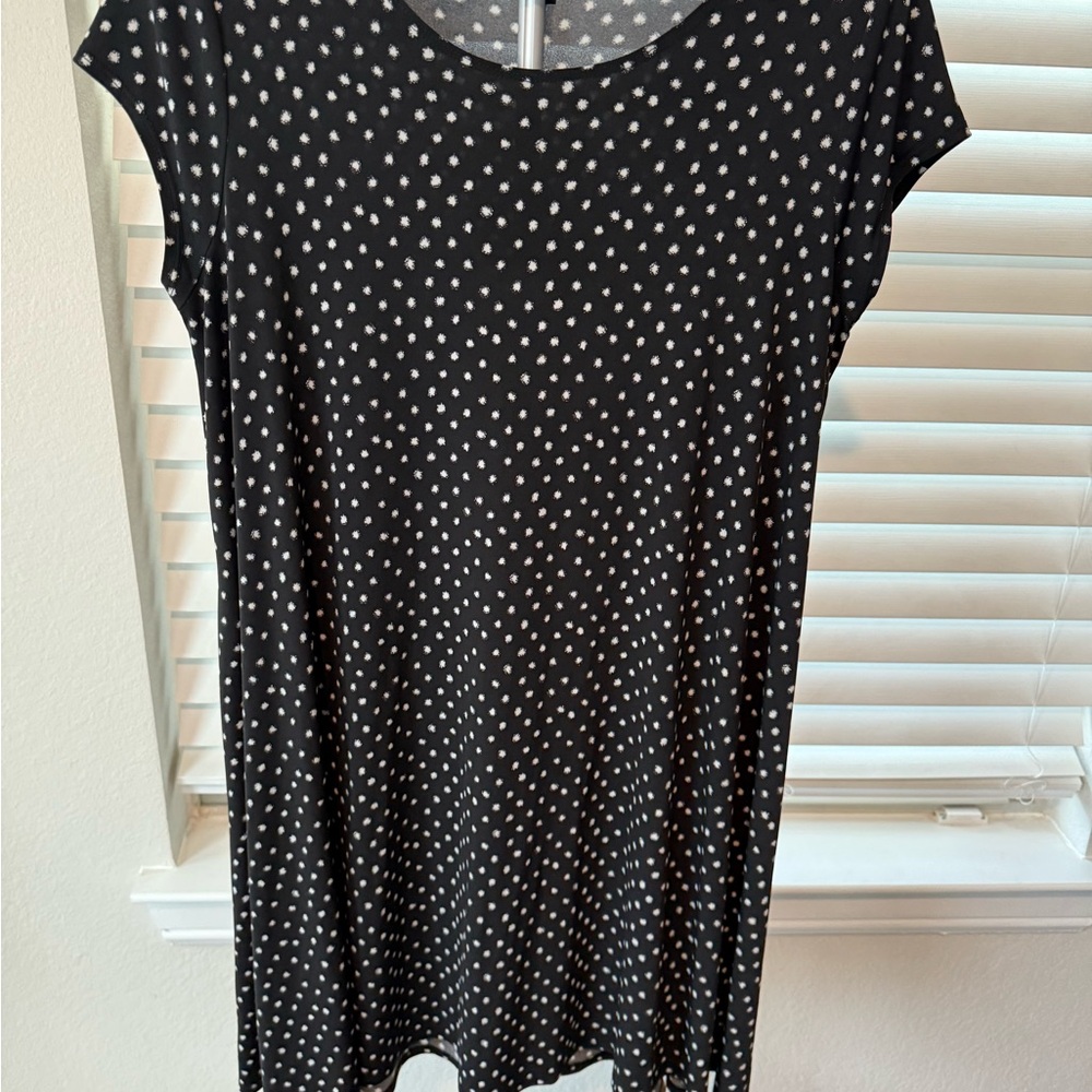 Karen Kane Black and White Patterned Dress